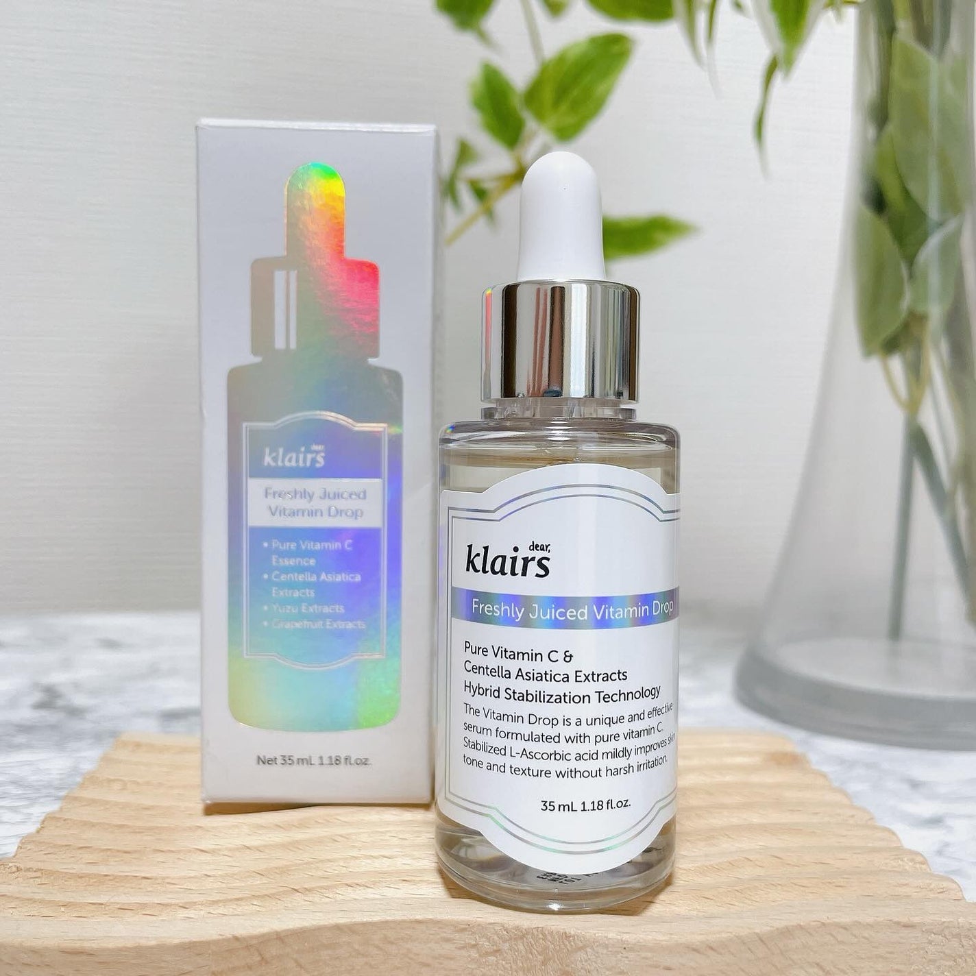 フレッシュリージュースドビタミンドロップ(35ml)/Klairs/美容液を使ったクチコミ(1枚目)