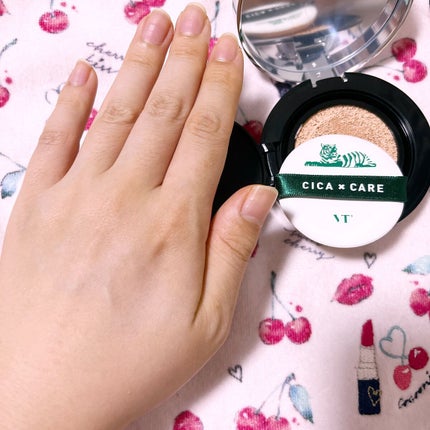 CICAレッドネスカバークッション/VT/クッションファンデーションを使ったクチコミ(2枚目)