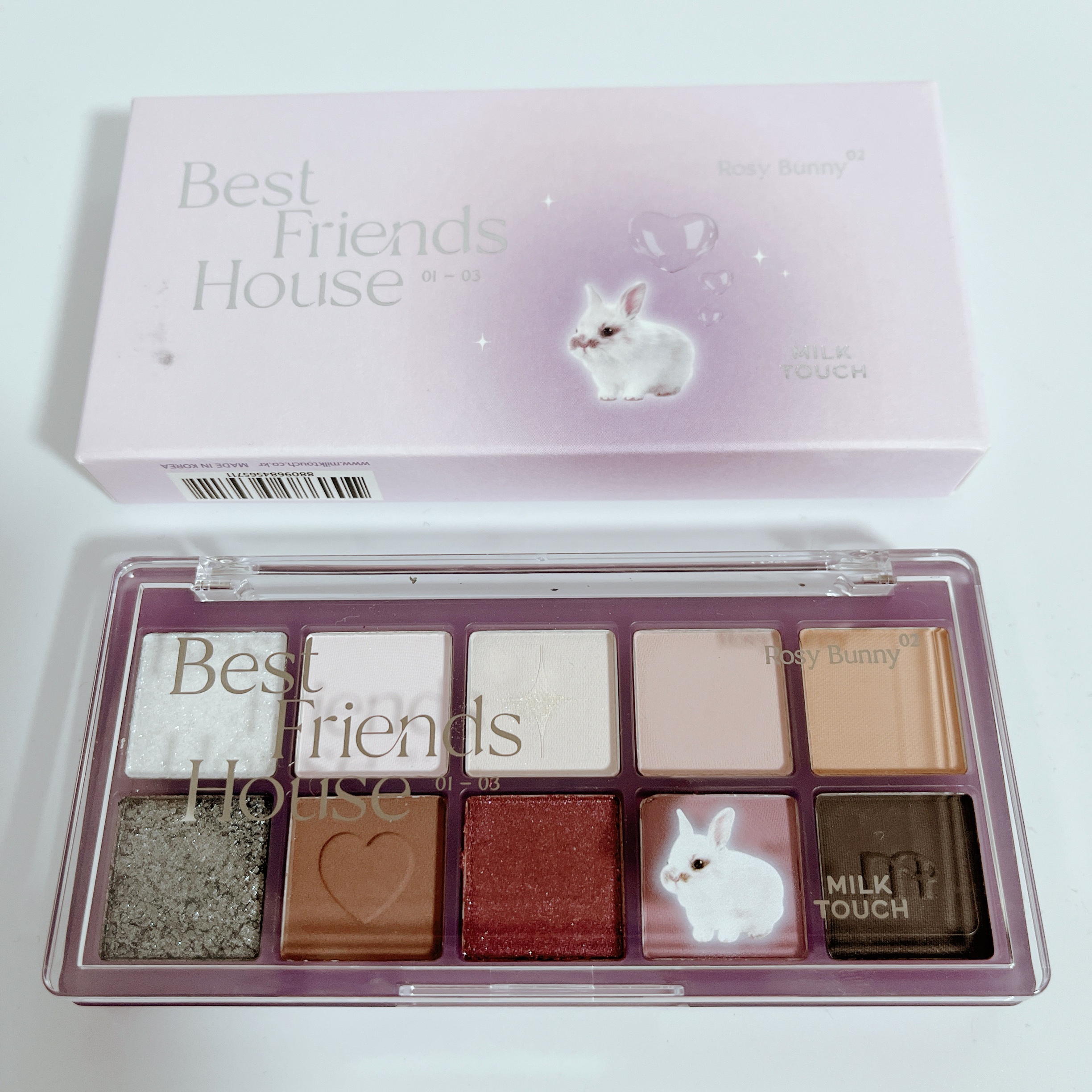 ビーマイベストフレンズハウスパレット/Milk Touch/アイシャドウパレットを使ったクチコミ（3枚目）