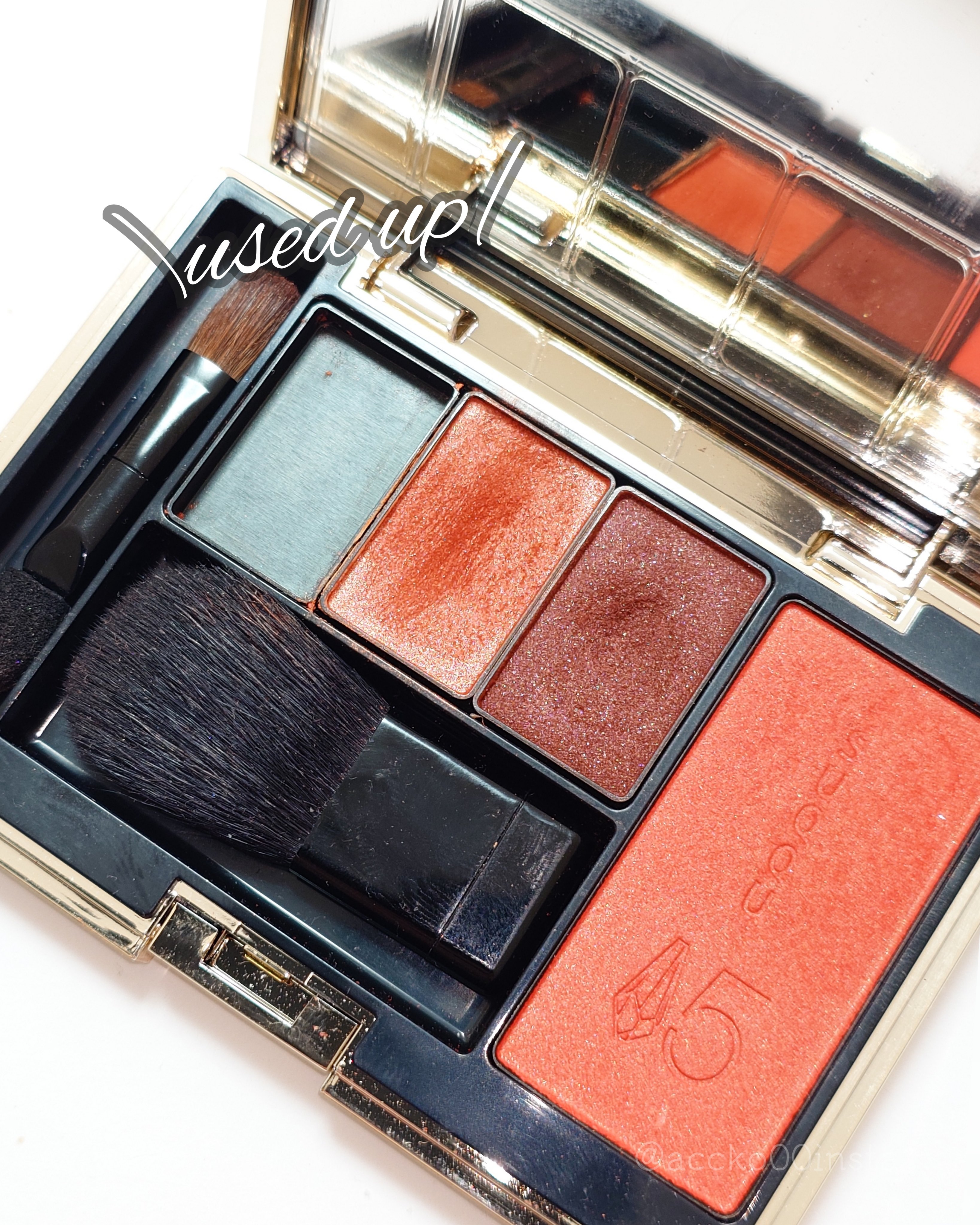 ★SUQQU スック★2018 15th アニバーサリー カラー コンパクト 101 灼熱朱 アイシャドウ チーク SUQQU15周年限定ミニリップスティックとアイ＆チーク コンパクト