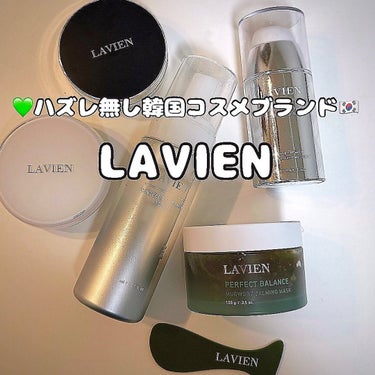 LAVIEN センテラクリーミング​トナーのクチコミ「⁡
⁡
大好きな韓国コスメブランドの#lavien
新作のよもぎマスク気になってたところでトナ.....」（1枚目）