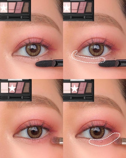 デザイニングブラウンアイズ/KATE/アイシャドウパレットを使ったクチコミ(4枚目)