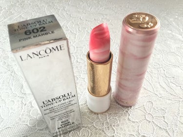 ラプソリュ トーン アップ バーム 602 ピンクマーブル/LANCOME/口紅を使ったクチコミ（2枚目）