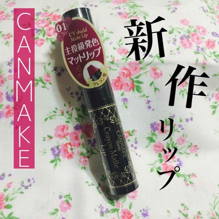 クレヨンマットリップ/キャンメイク/口紅を使ったクチコミ(1枚目)