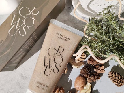 シーソルトセラピースカルプスケーラー/GROWUS/ヘッドスクラブを使ったクチコミ(2枚目)