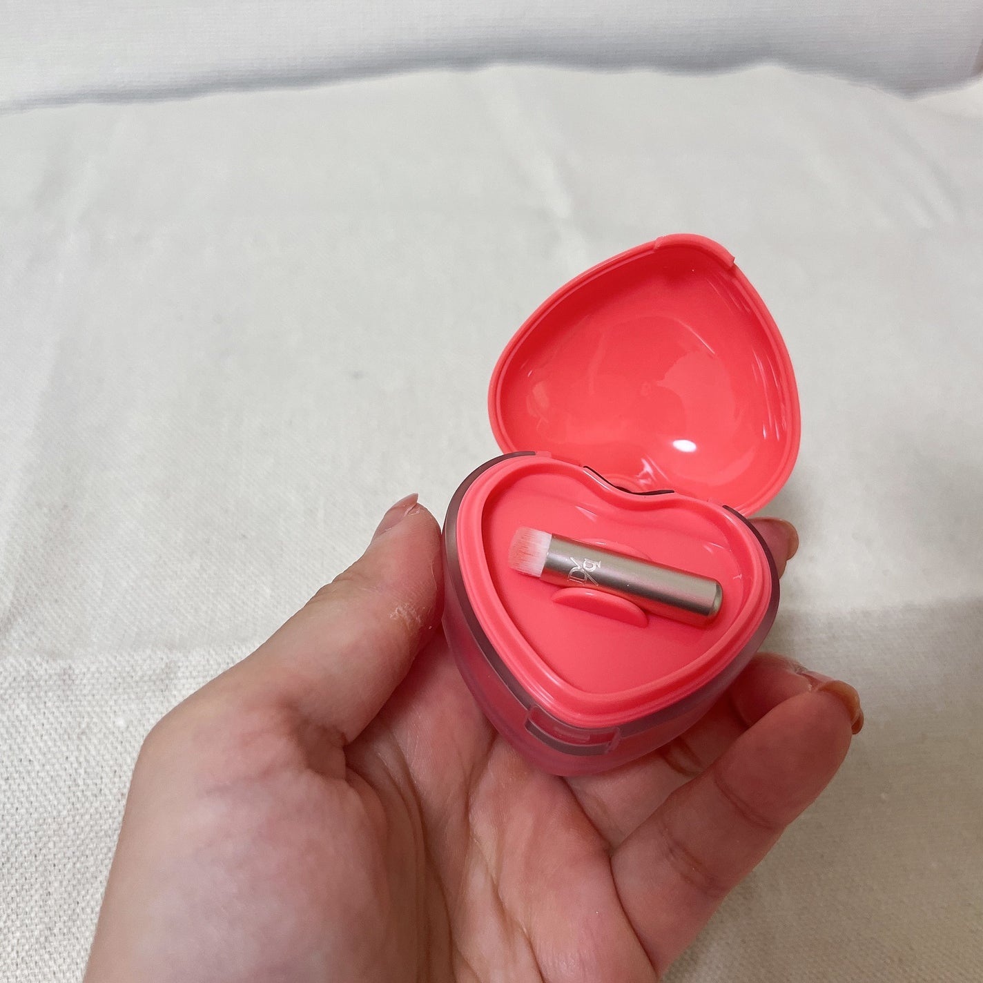 スフレカラーポット/dasique/口紅を使ったクチコミ(3枚目)