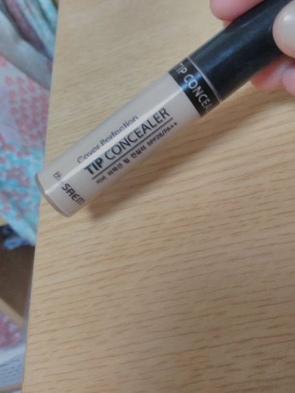 カバーパーフェクション チップコンシーラー/the SAEM/リキッドコンシーラーを使ったクチコミ(1枚目)