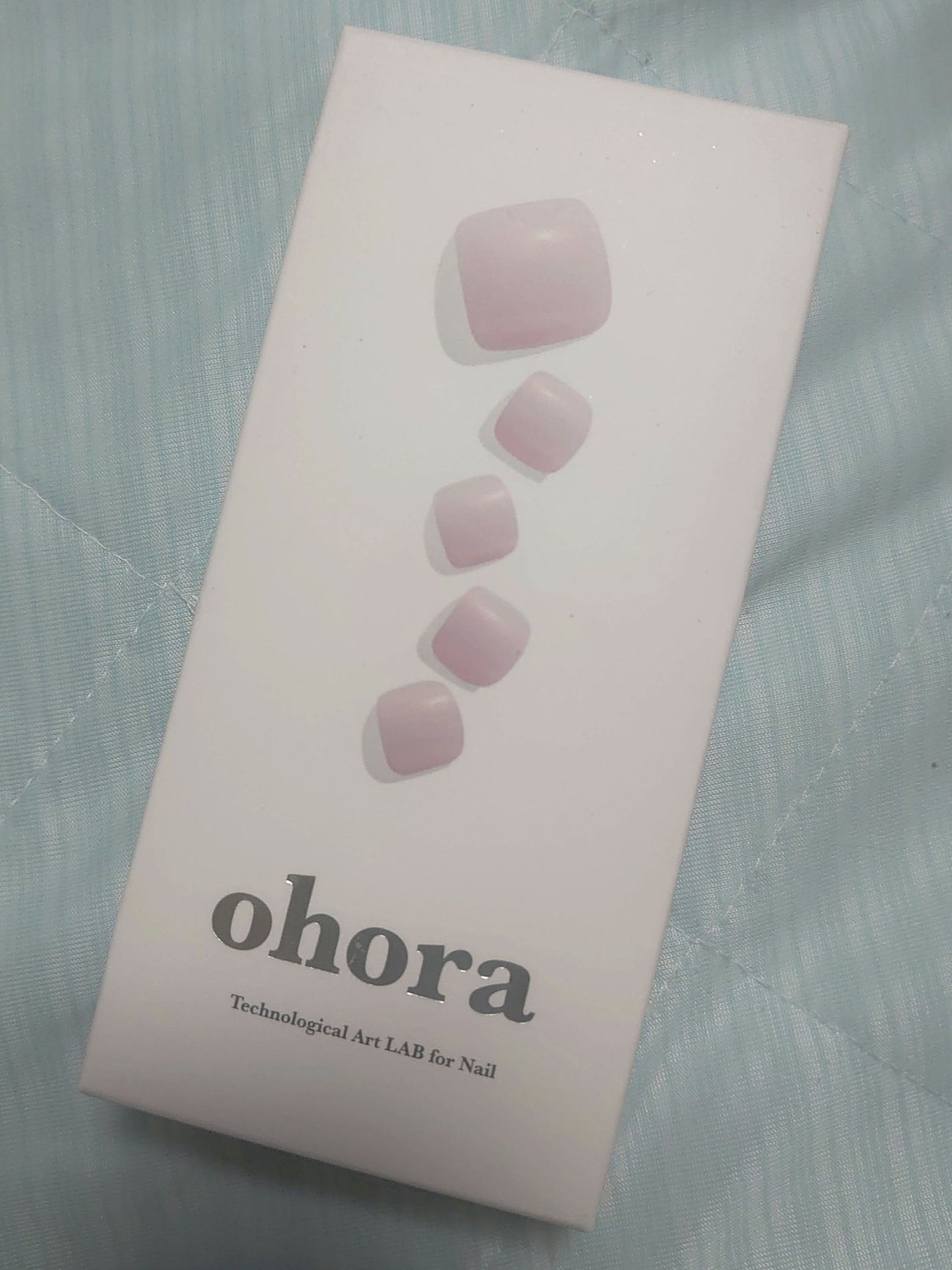 セミキュアジェルネイル(ペディキュア)/ohora/ネイルシールを使ったクチコミ(1枚目)