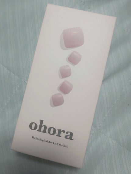 セミキュアジェルネイル(ペディキュア)/ohora/ネイルシールを使ったクチコミ(1枚目)