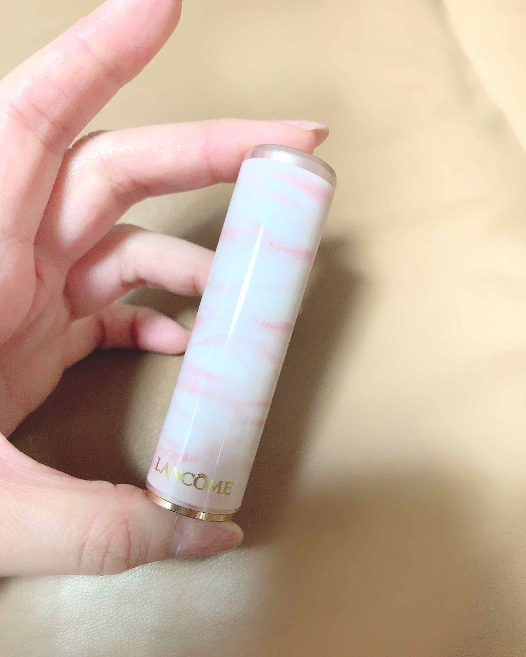 ラプソリュ トーン アップ バーム/LANCOME/口紅を使ったクチコミ（1枚目）