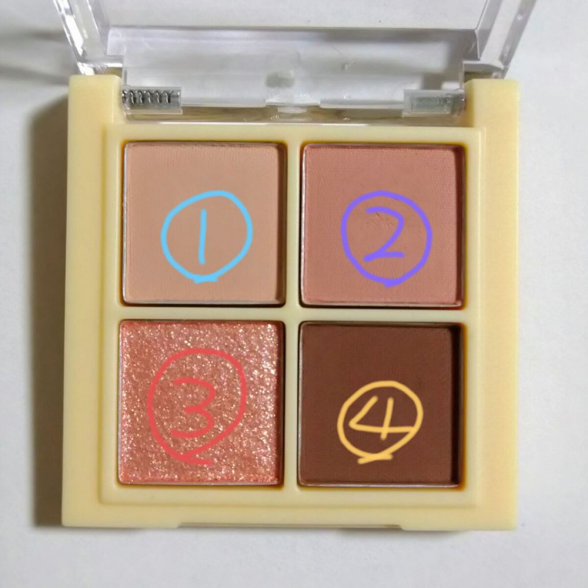 ベターザンアイズ ミニ/rom&nd/アイシャドウパレットを使ったクチコミ（3枚目）