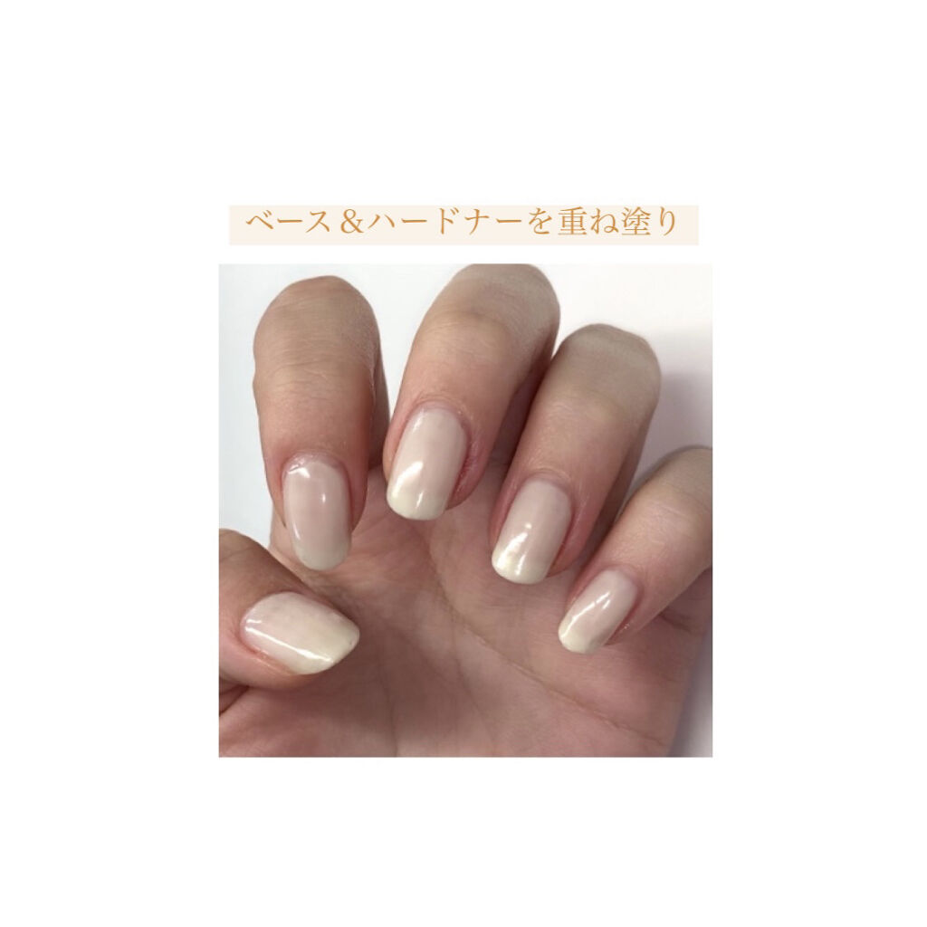 AC クイックドライベース＆ハードナー/AC MAKEUP/ネイルベースコートを使ったクチコミ（2枚目）