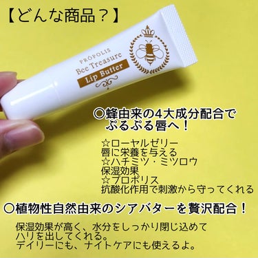 リップバター～Lip Butter～/Bee Treasure/リップケア・リップクリームを使ったクチコミ（2枚目）