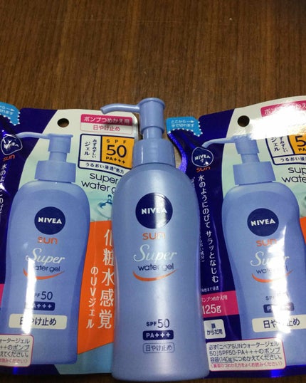 ニベアサン ウォータージェル SPF50/ニベア/日焼け止め・UVケアを使ったクチコミ(1枚目)