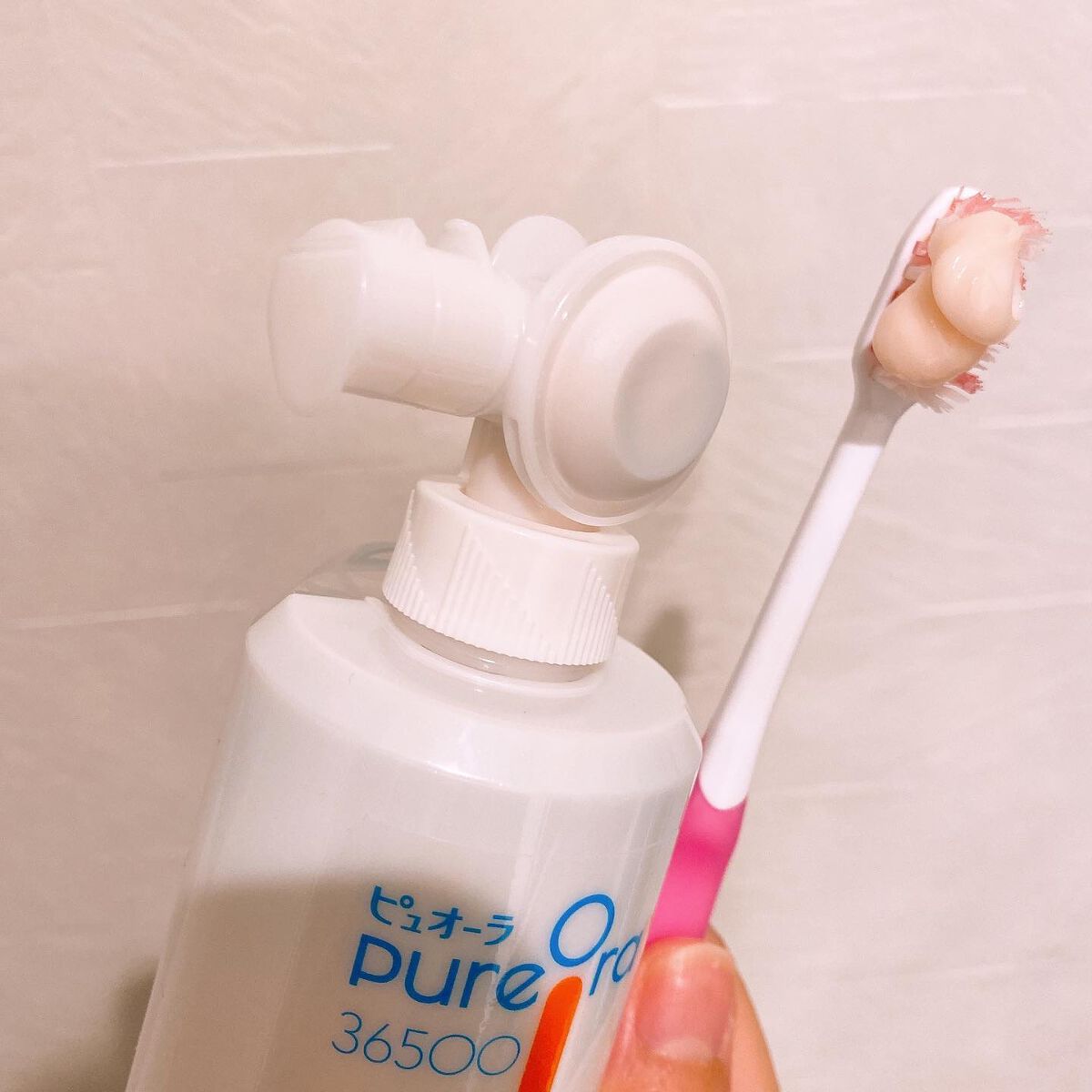 ピュオーラ36500 薬用ハグキ高密着クリームハミガキ/ピュオーラ/歯磨き粉を使ったクチコミ（3枚目）