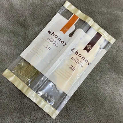 ディープモイスト シャンプー1.0/ヘアトリートメント2.0/&honey/市販シャンプーを使ったクチコミ(1枚目)