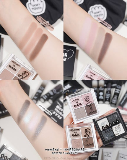 ベターザンアイズ/rom&nd/アイシャドウパレットを使ったクチコミ(4枚目)