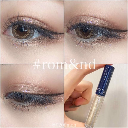 リキッド グリッター シャドウ/rom&nd/グリッターを使ったクチコミ(1枚目)