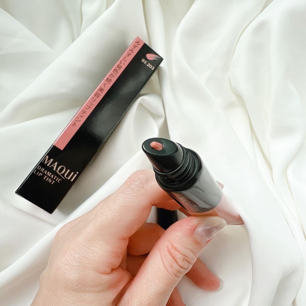 ドラマティックリップティント BE203 ミルクティージャム/マキアージュ/リップティントを使ったクチコミ（2枚目）