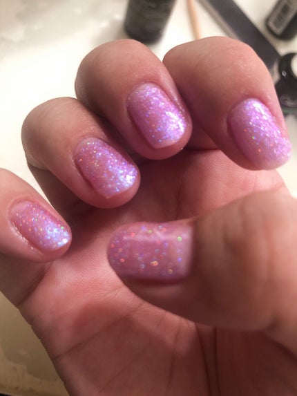 ジェルネイル(ライト対応)/セリア/ジェルネイルを使ったクチコミ(2枚目)