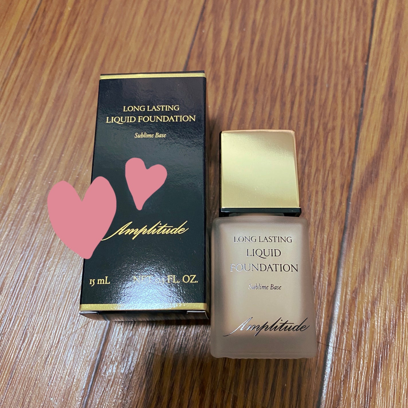 ロングラスティング リキッドファンデーション/Amplitude/リキッドファンデーションを使ったクチコミ(1枚目)