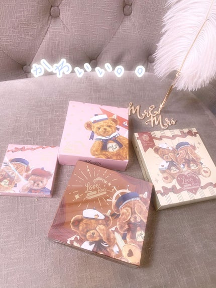 Love Bear 9色 アイシャドウパレット/FlowerKnows/アイシャドウパレットを使ったクチコミ(1枚目)