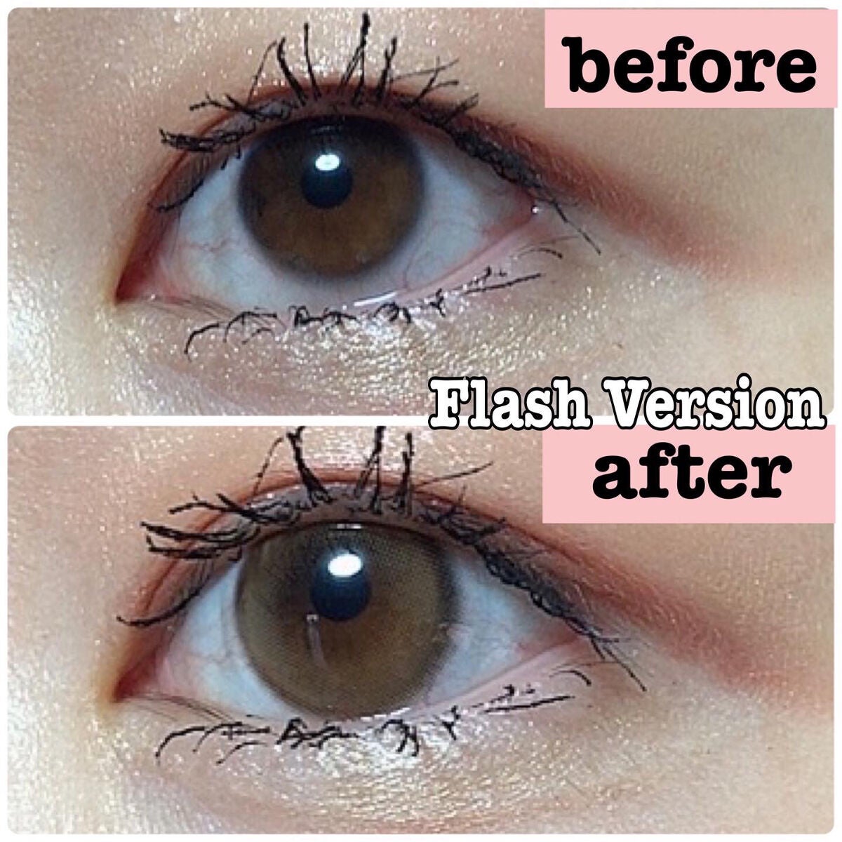 Ariel 1day/蜜のレンズ/ワンデー(1DAY)カラコンを使ったクチコミ(3枚目)