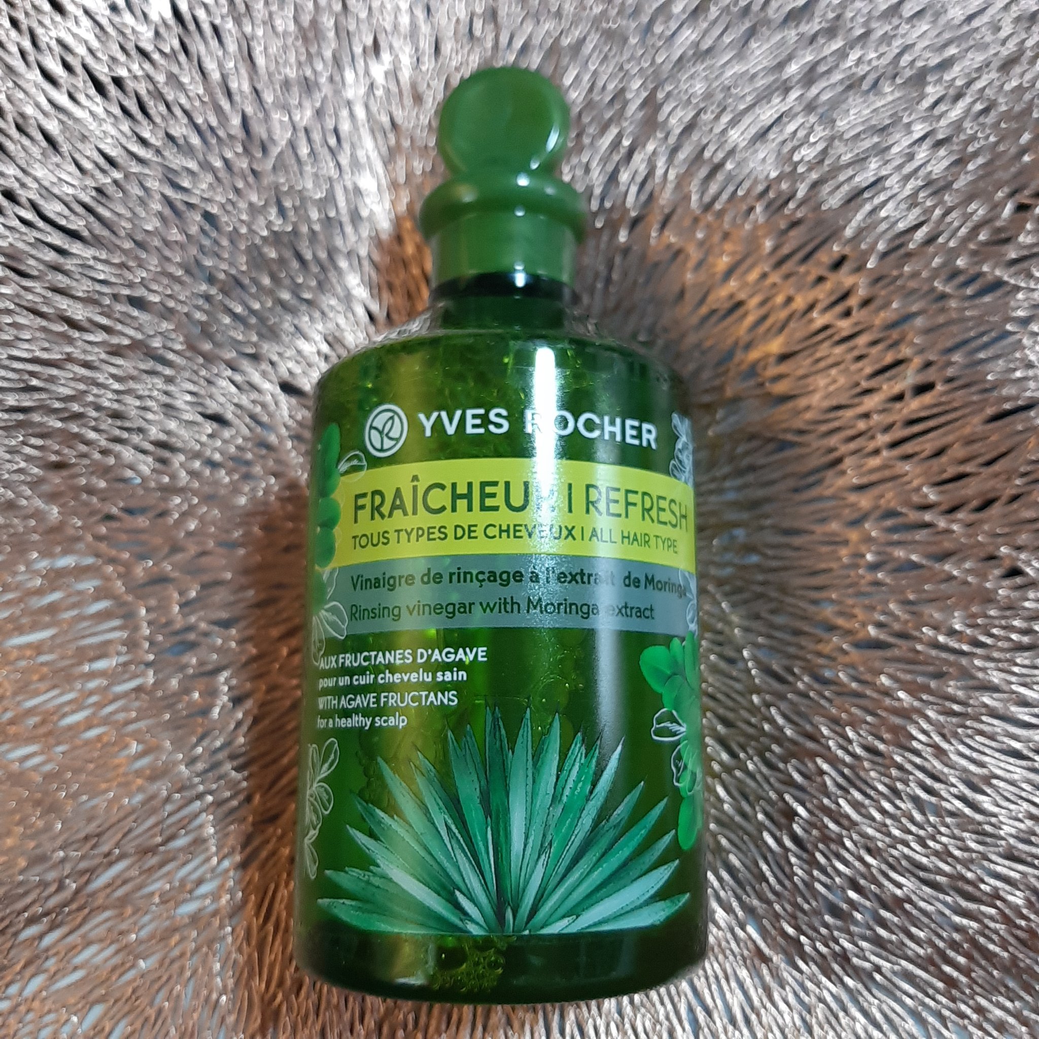 リンシングビネガー ピュアリフレッシュ うるツヤモリンガ /イヴ・ロシェ/洗い流すヘアトリートメントを使ったクチコミ（1枚目）