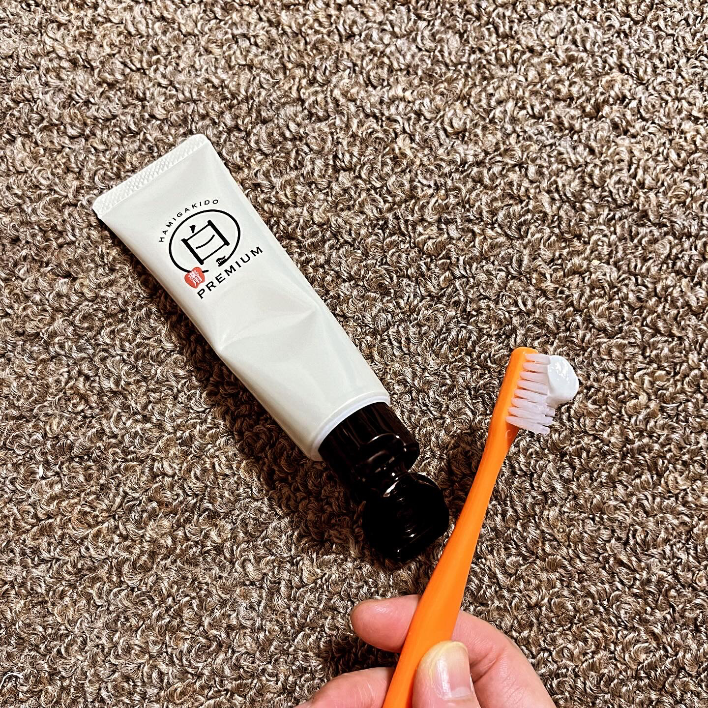 歯磨き堂 薬用ホワイトニングペースト プレミアム/歯磨き堂/歯磨き粉を使ったクチコミ（2枚目）