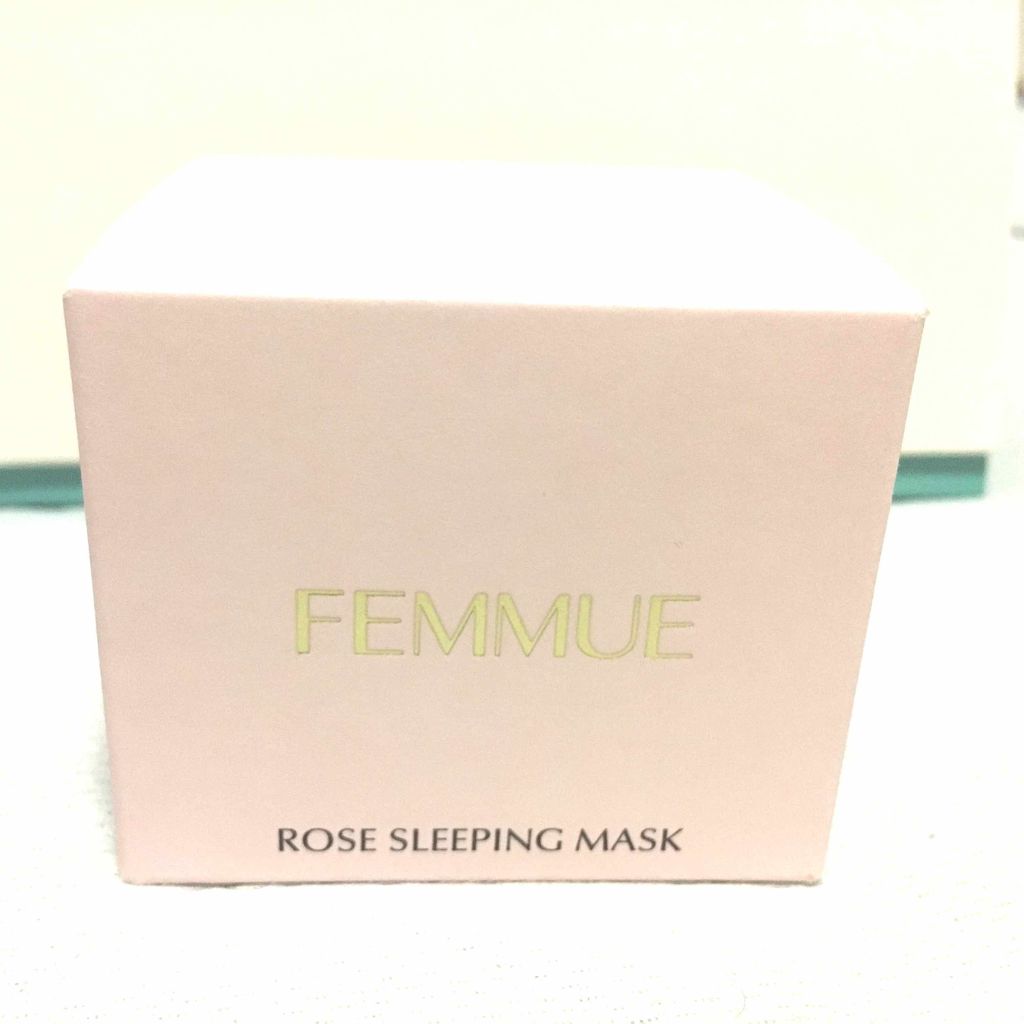 ローズウォーター スリーピングマスク/FEMMUE/フェイスクリームを使ったクチコミ（1枚目）
