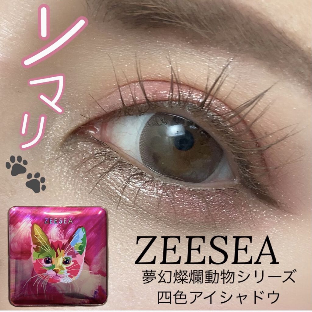 アニマルアイシャドウ(4シェード)/ZEESEA/アイシャドウパレットを使ったクチコミ（1枚目）