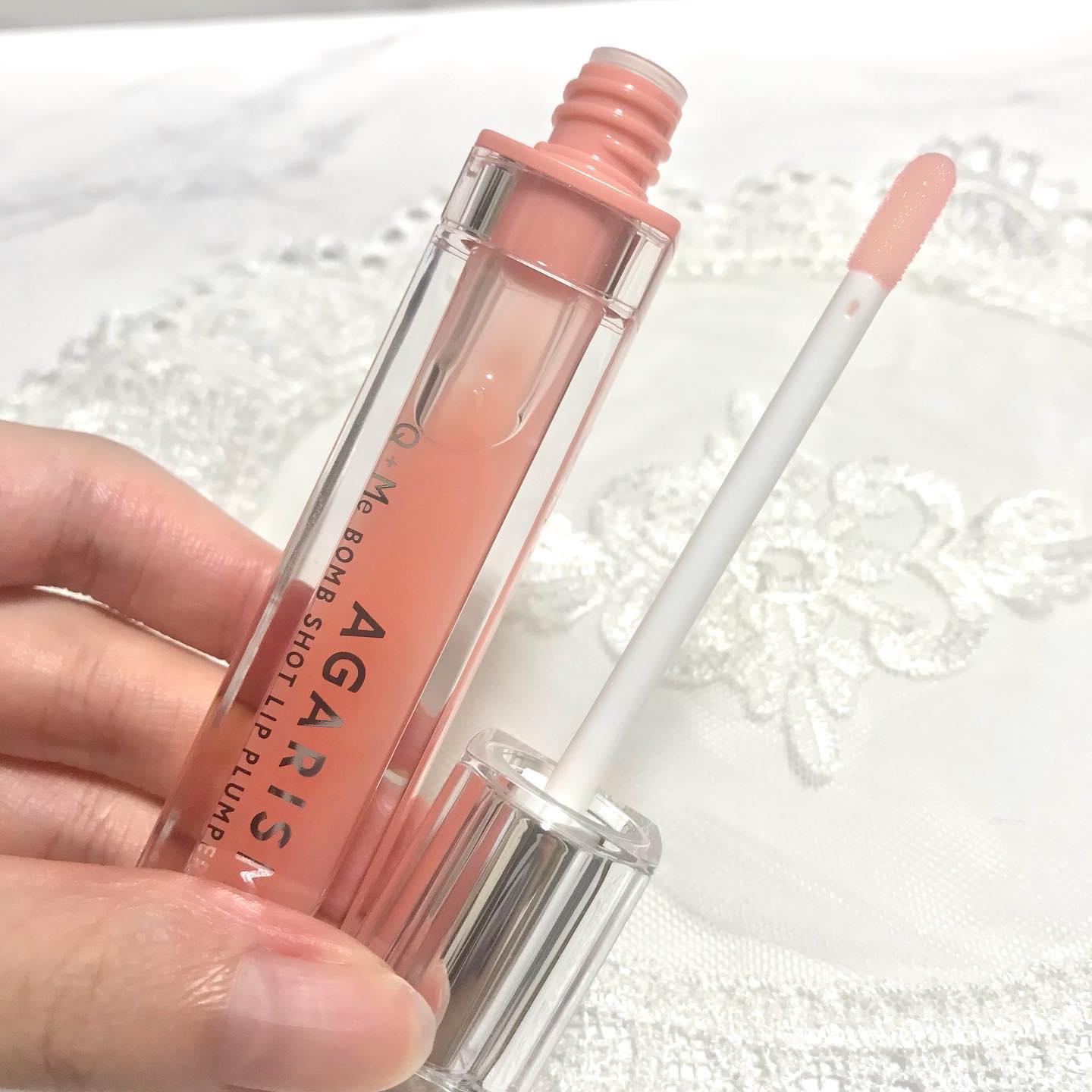 キューミ―ボムショットリッププランパー/AGARISM/リッププランパーを使ったクチコミ（3枚目）