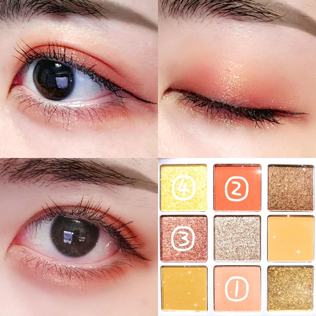 VenusMarble 9色アイシャドウパレット/Venus Marble/アイシャドウパレットを使ったクチコミ(3枚目)