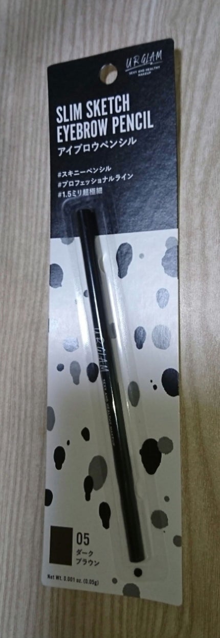 スリムスケッチアイブロウペンシル/U R GLAM/アイブロウペンシルを使ったクチコミ(3枚目)