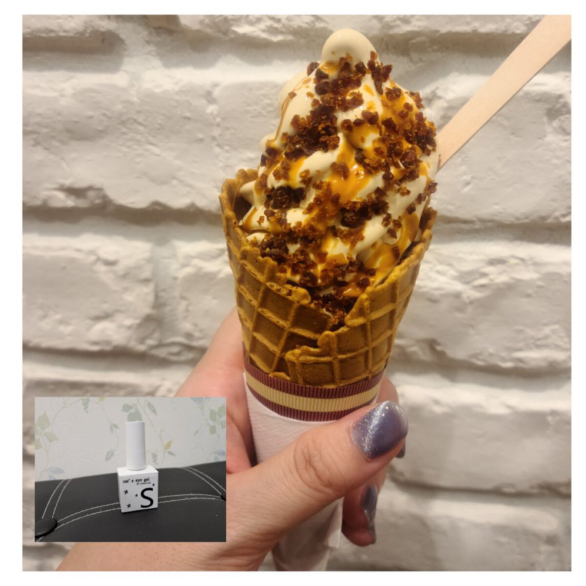 Milkyway&Cat's eye gel/ANNUUM/ジェルネイルを使ったクチコミ（2枚目）