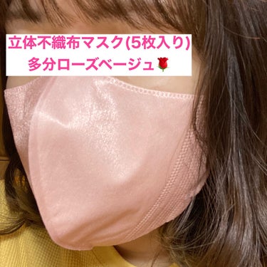 立体不織布マスク/DAISO/マスクを使ったクチコミ（3枚目）