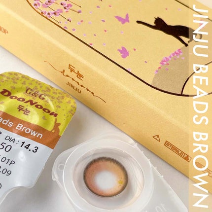 JINJU BEAMS/G&G DooNoon 둔눈/カラーコンタクトレンズを使ったクチコミ(7枚目)
