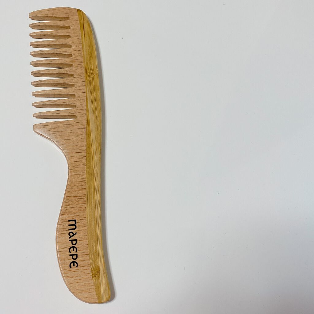 ウッドコーム 粗目/マペペ/ヘアコームを使ったクチコミ(1枚目)