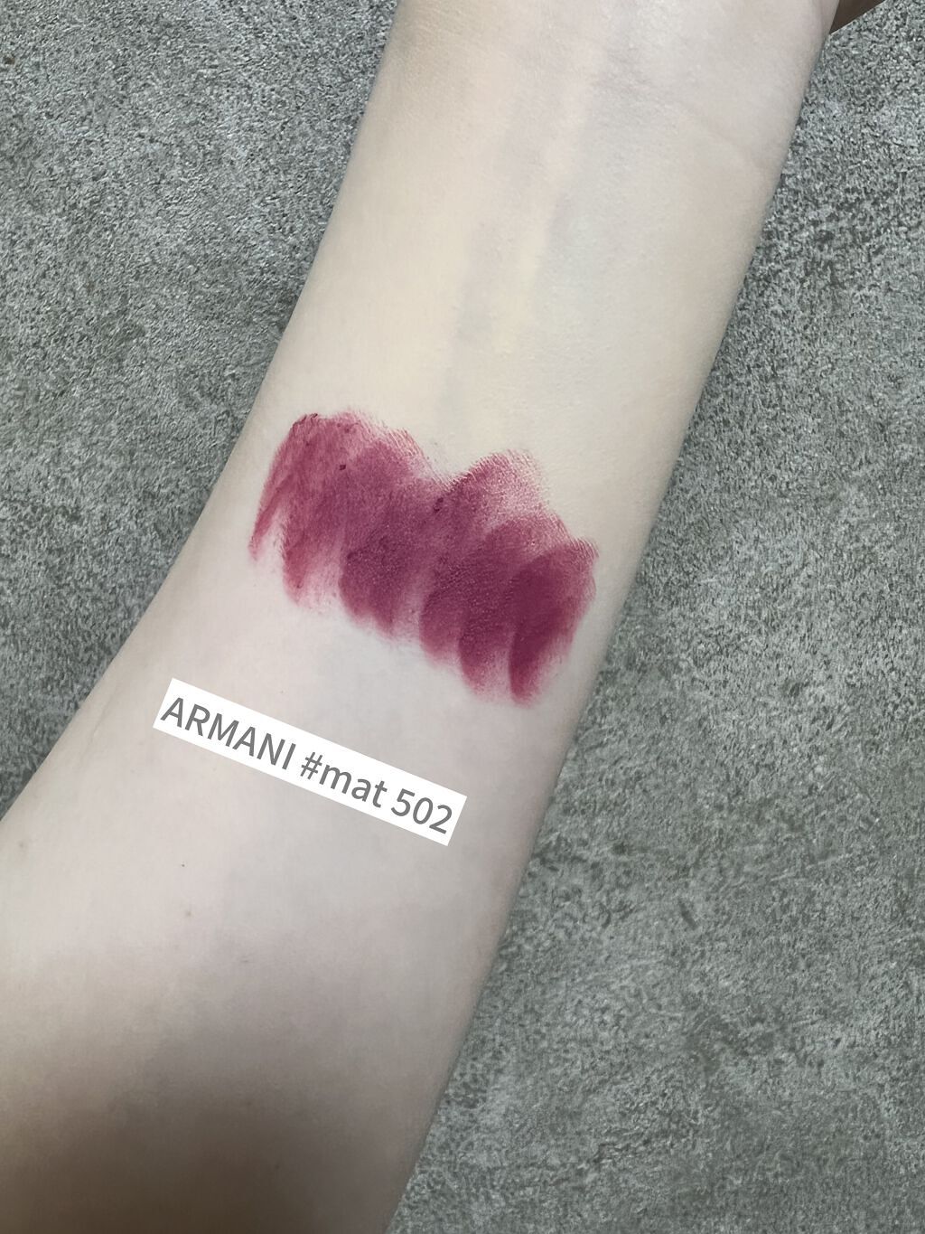 ルージュ ドゥ アルマーニ マット/ジョルジオ アルマーニ ビューティ/口紅を使ったクチコミ（1枚目）