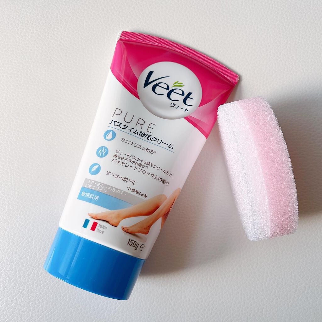 ヴィート ピュアバスタイム除毛クリーム 敏感肌用/Veet/除毛クリームを使ったクチコミ（1枚目）