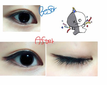 アイシルエットマーカー/KATE/リキッドアイライナーを使ったクチコミ(2枚目)