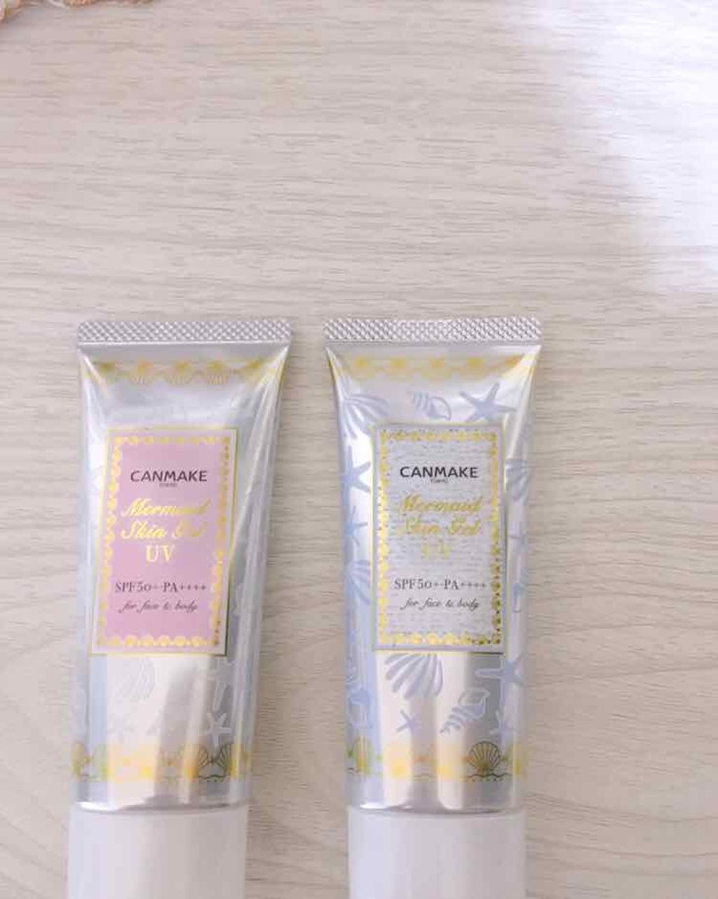 マーメイドスキンジェルUV/キャンメイク/日焼け止めジェルを使ったクチコミ（1枚目）
