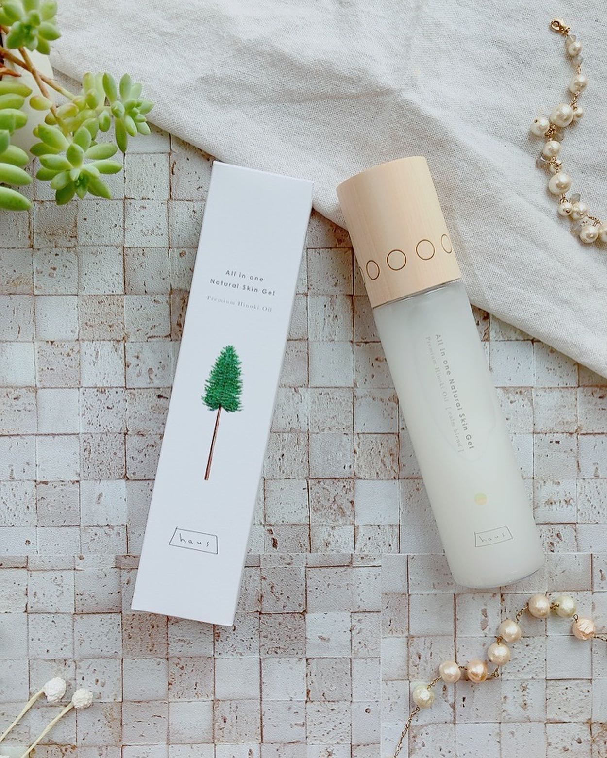 ヒノキオールインワンナチュラルスキンジェル/haus/オールインワン化粧品を使ったクチコミ（3枚目）