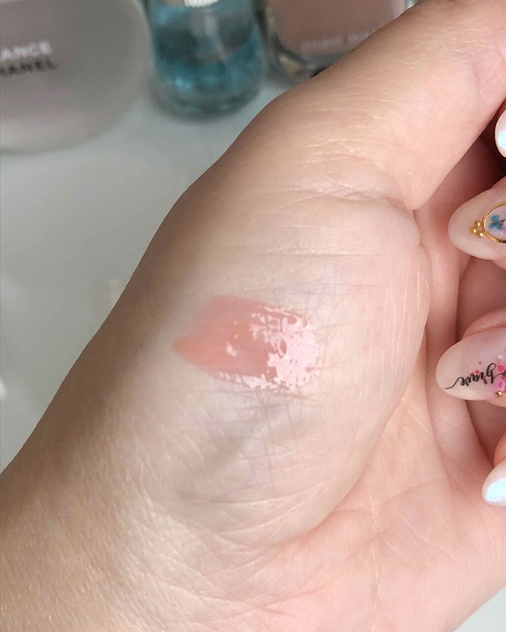 ティント リップグロス 05 sunny couture/DECORTÉ/リップグロスを使ったクチコミ（3枚目）