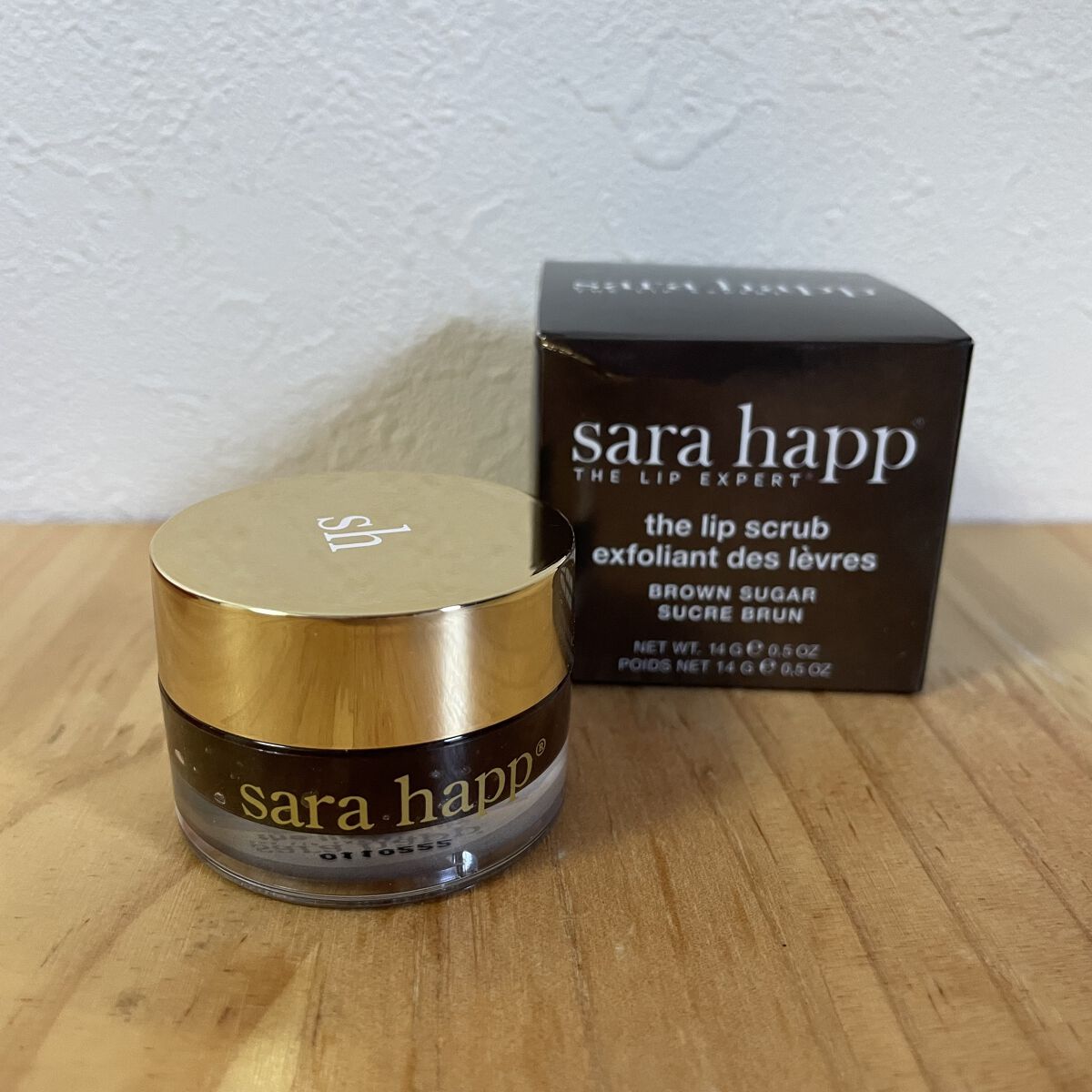 リップスクラブ ブラウンシュガー/sara happ(サラハップ)/リップスクラブを使ったクチコミ（1枚目）