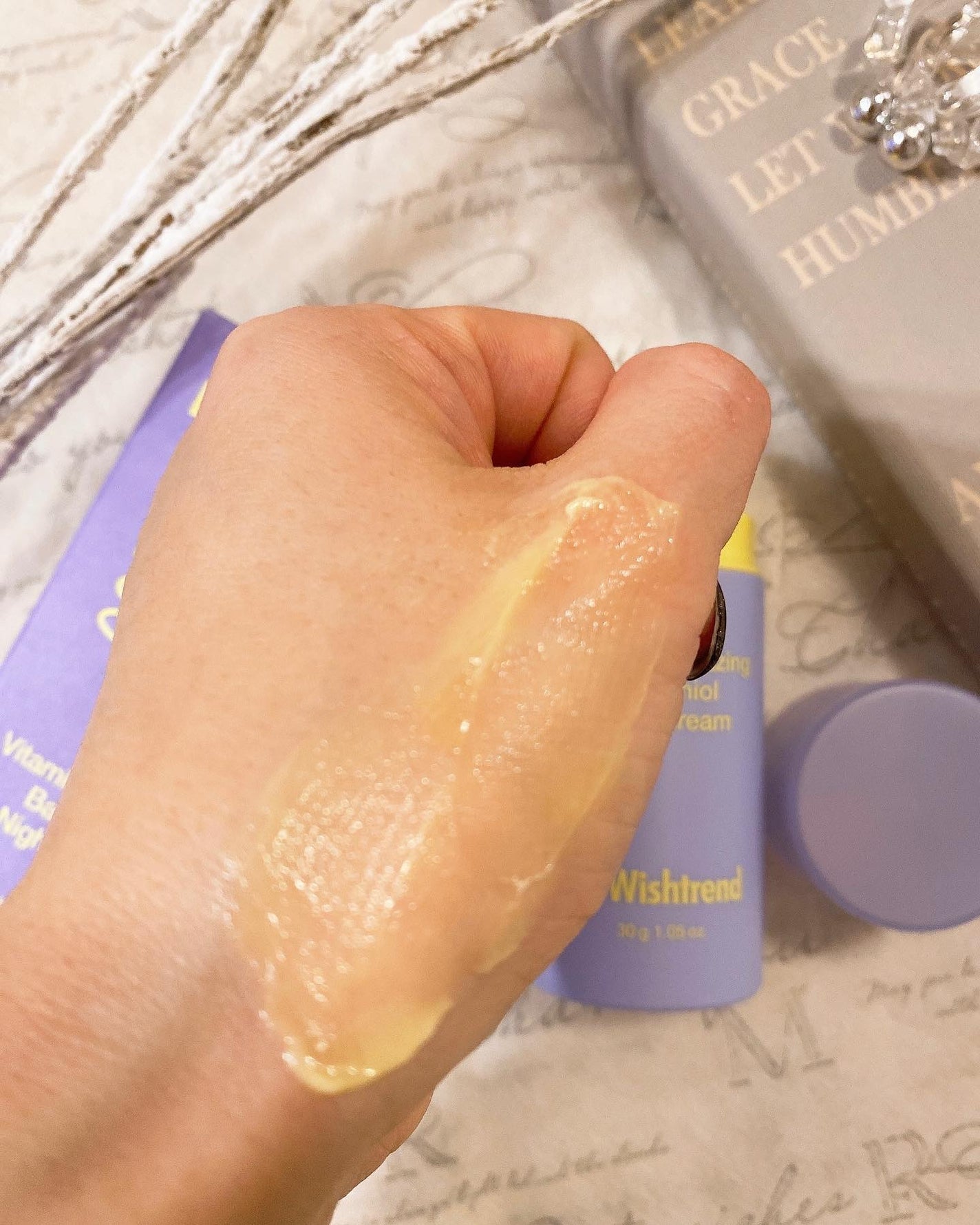 ビタミンA-mazingバクチオールナイトクリーム/By Wishtrend/フェイスクリームを使ったクチコミ(4枚目)