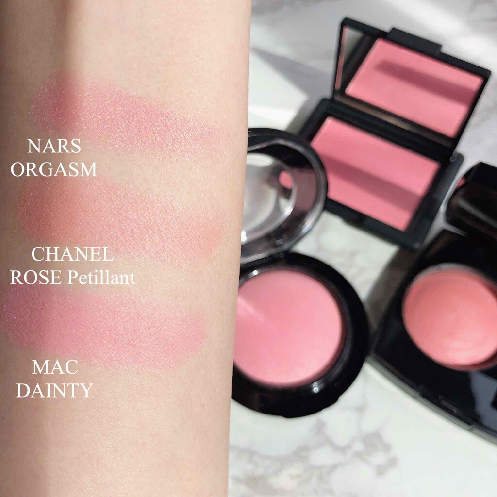 Yurika Ueki on LIPS 「オススメピンクチーク😚💕昔はよく青みのピンクチークを使って..」(3枚目)