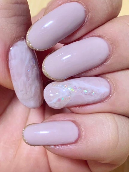 BRG ジェルネイル 9 オーロラ/DAISO/ジェルネイルを使ったクチコミ(1枚目)