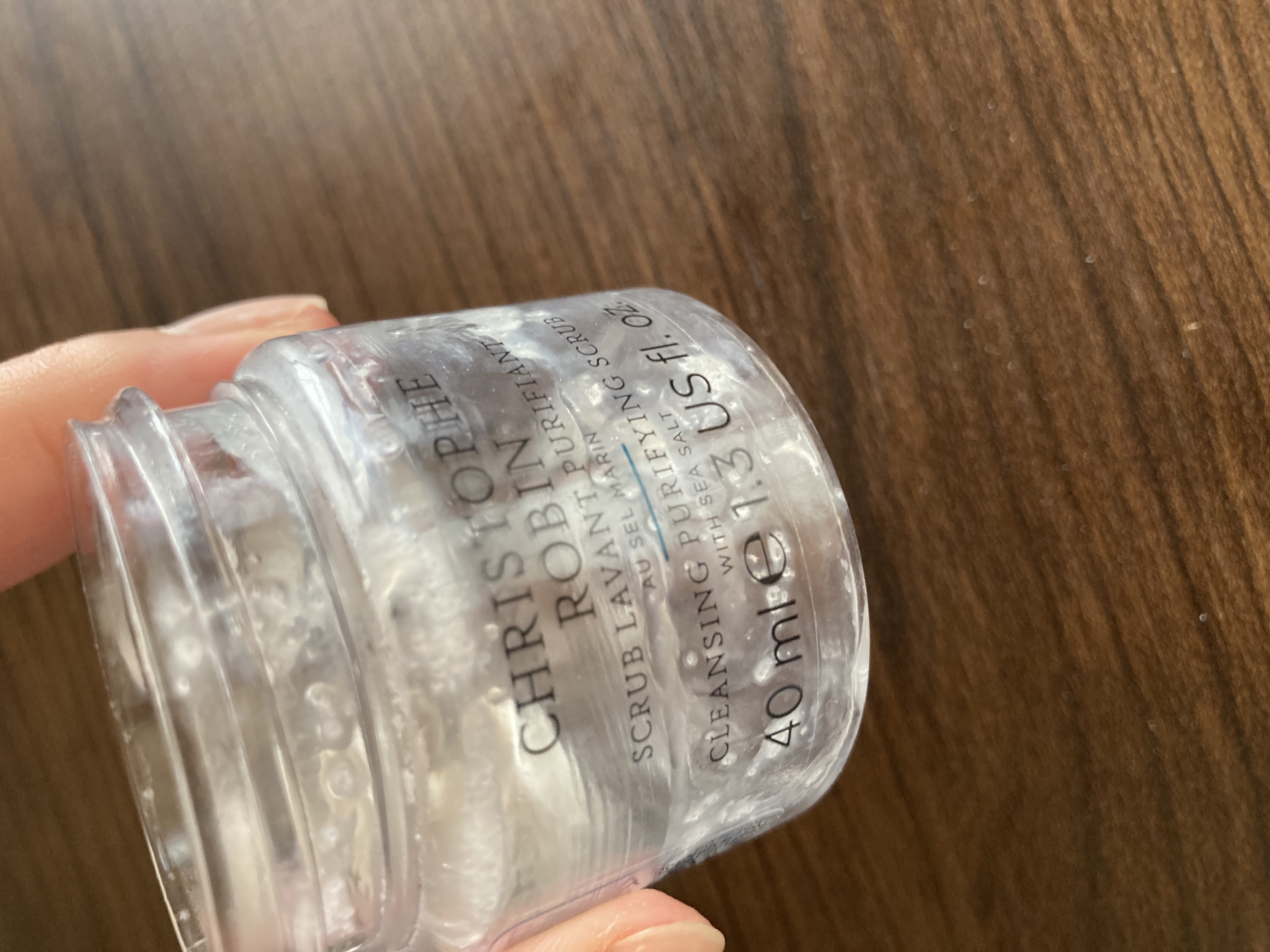 Cleansing Purifying Scrub with Sea Salt/Christophe Robin/ヘッドスクラブを使ったクチコミ（3枚目）