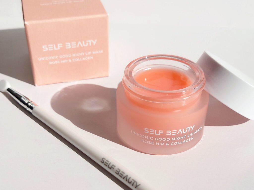 ユニコーングッドナイトリップマスク ローズヒップ&コラーゲン/SELF BEAUTY/リップマスクを使ったクチコミ（1枚目）